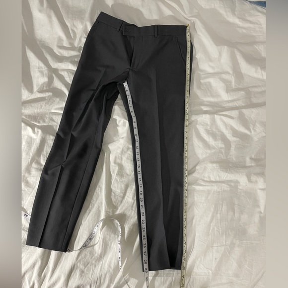 Savile Row Grey Mens 2-pc Suit w/slight stretch. Size 38R - Picture 12 of 12